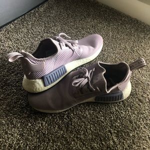 Lavendar Adidas NMD shoes - women’s size 10 - like new